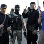 Syria - HTS terrorists alongside Turkish supporters