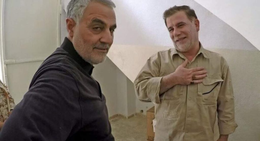 General Qasem Soleimani with General Abbas Nilforoushan