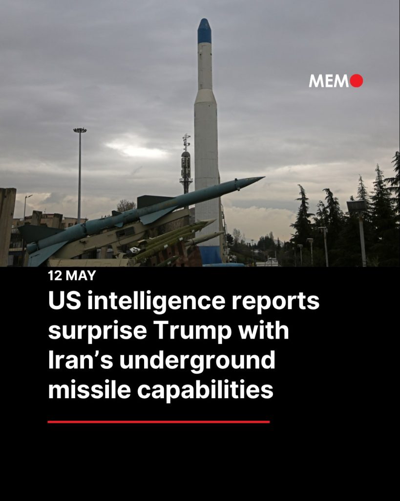 US intelligence reports surprise Trump with Iran’s underground missile capabilities