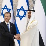 Isaac Herzog and Mohamed bin Zayed Al Nahyan